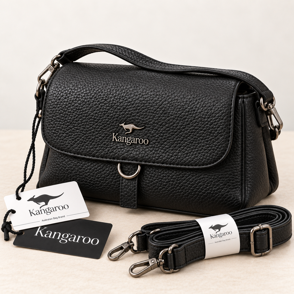 حقيبة نسائية أسترالية (Kangaroo - M17 - Black)