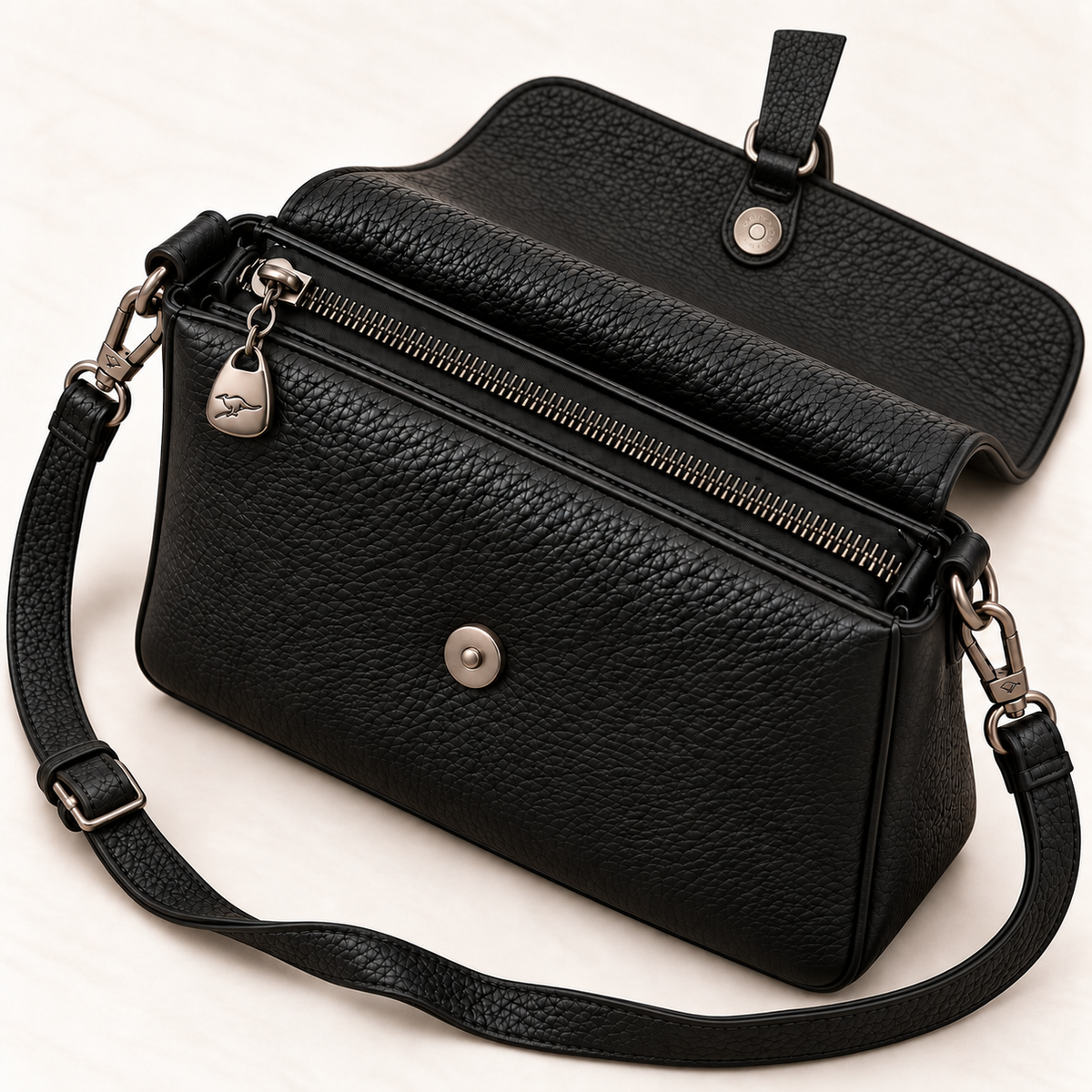 حقيبة نسائية أسترالية (Kangaroo - M17 - Black)